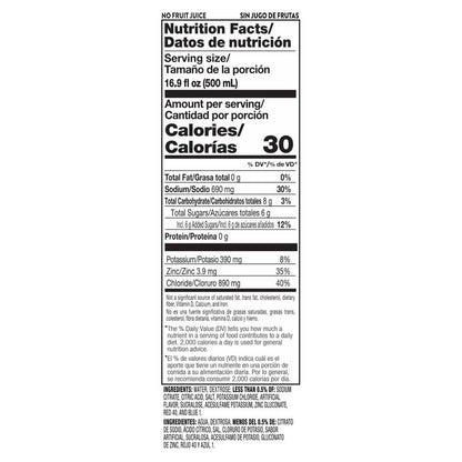 Pedialyte Grape Advanced Rehydration 16.9oz Btl