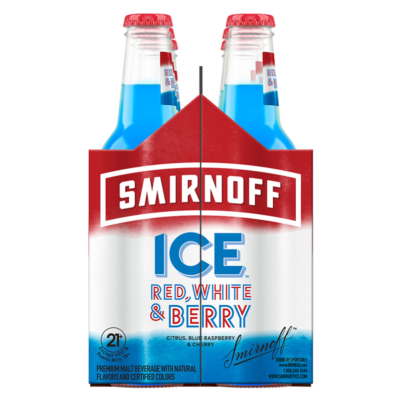 Smirnoff Red, White & Berry 6pk 12oz Bottle