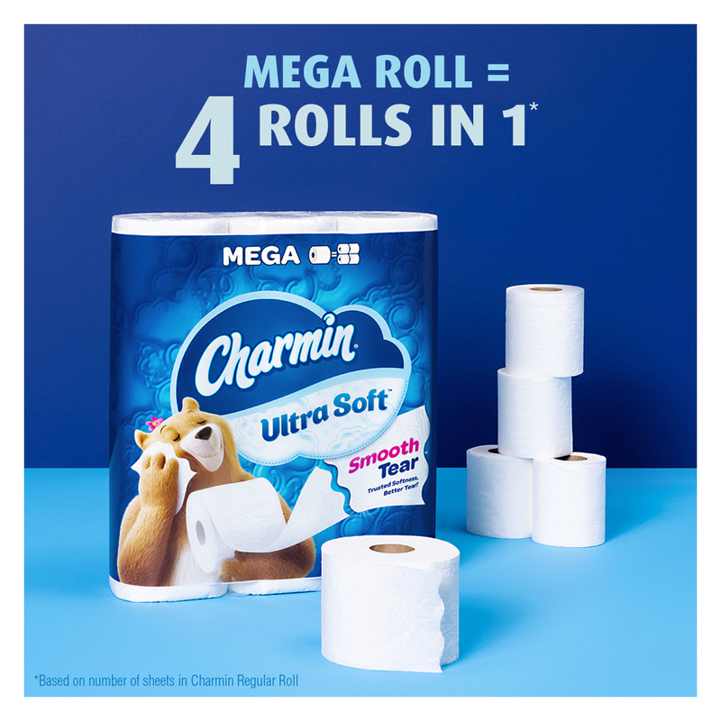 Charmin Ultra Soft Toilet Paper 12 Ct Mega Rolls