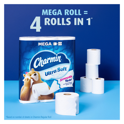 Charmin Ultra Soft Toilet Paper 12 Ct Mega Rolls