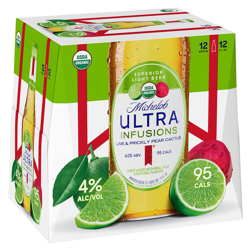prickly pear cactus beer Michelob Ultra Infusions Lime & Prickly Pear Cactus 12pk 12oz Btl – BevMo! Washington