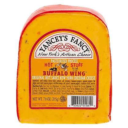 Yancey's Fancy Buffalo Wing Cheddar Cheese  -  7.6oz