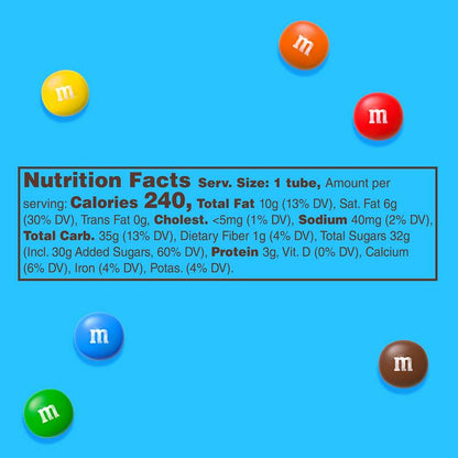 M&M's Minis Milk Chocolate Candies Mega Tube, 1.77oz