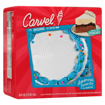 Carvel Ice Cream Cake Chocolate and Vanilla Ice Cream 8 inch Round 56oz
