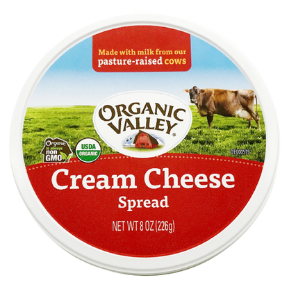 Organic Valley Cream Cheese Tub - 8oz