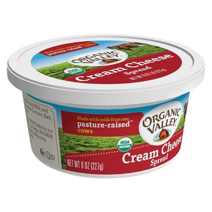 Organic Valley Cream Cheese Tub - 8oz