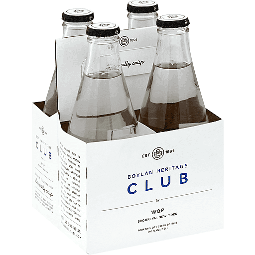 Boylan's Heritage Club Soda4pk 10oz Btl