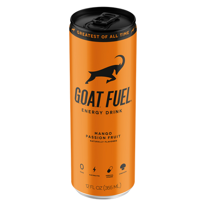 G.O.A.T. Fuel Mango Passionfruit Energy Drink 12oz Can