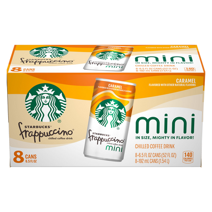 Starbucks Caramel Frappuccino 8pk 6.5oz Can – BevMo! Washington Starbucks Caramel Frappuccino 8pk 6.5oz Can – BevMo! Washington