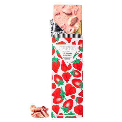 Compartés Strawberry Shortcake Chocolate Bar 3oz