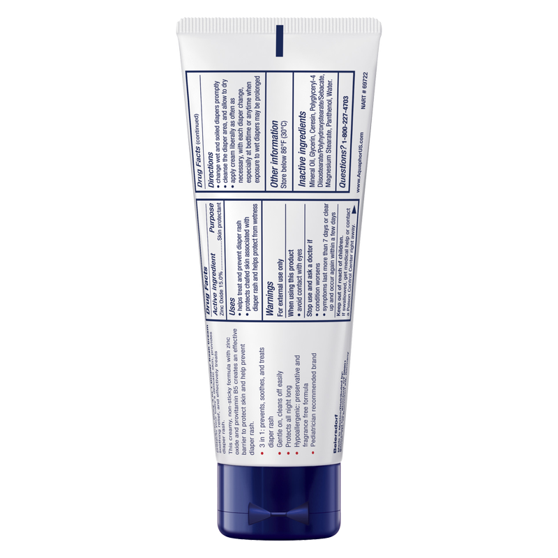 Aquaphor Rash Aquaphor Baby 3-in-1 Diaper Rash Cream 3.5oz – BevMo!