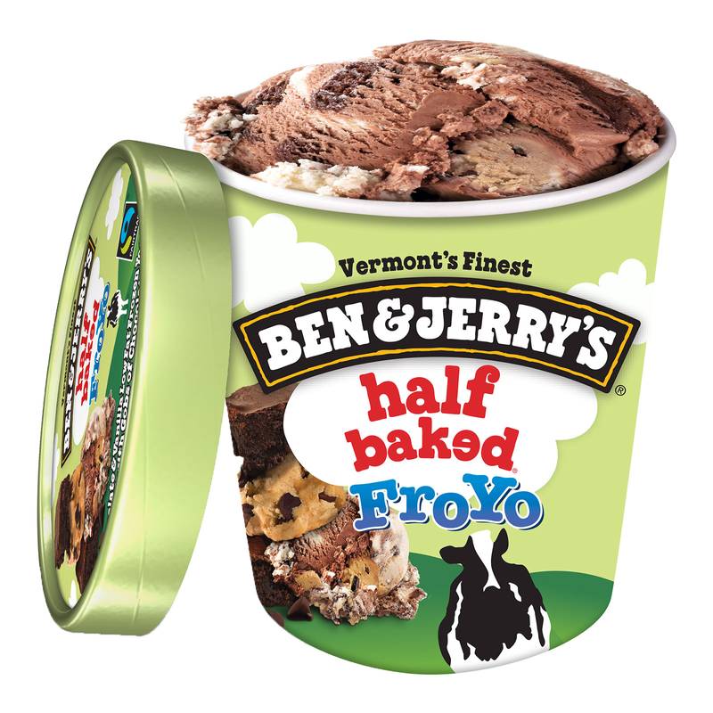 Ben & Jerry's Half Baked Fro-Yo Frozen Yogurt 16oz – BevMo! Washington