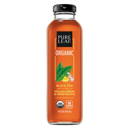Pure Leaf Organic Sicilian Lemon & Honeysuckle Tea 14oz Btl