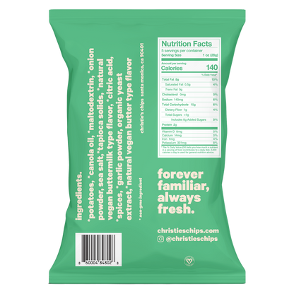 Christie's Sour Cream and Wild Onion Chips 5oz