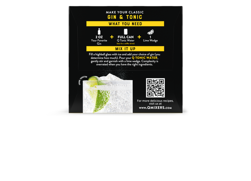 Q Mixers Tonic Water 4pk 7.5oz